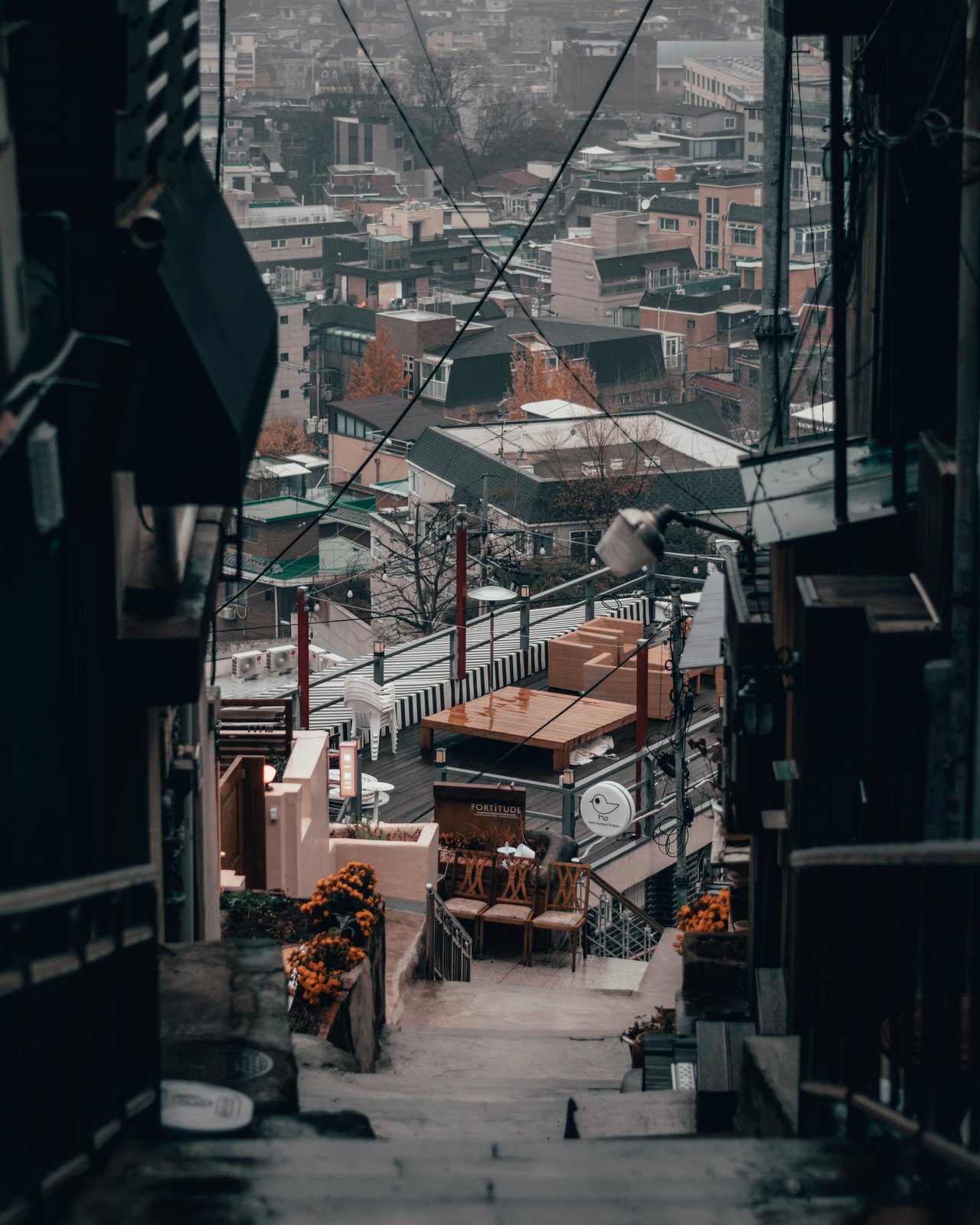 The heights of Seoul: Haebangchon. It’s one of the oldest neighborhood in Seoul - nothing like Gangnam.