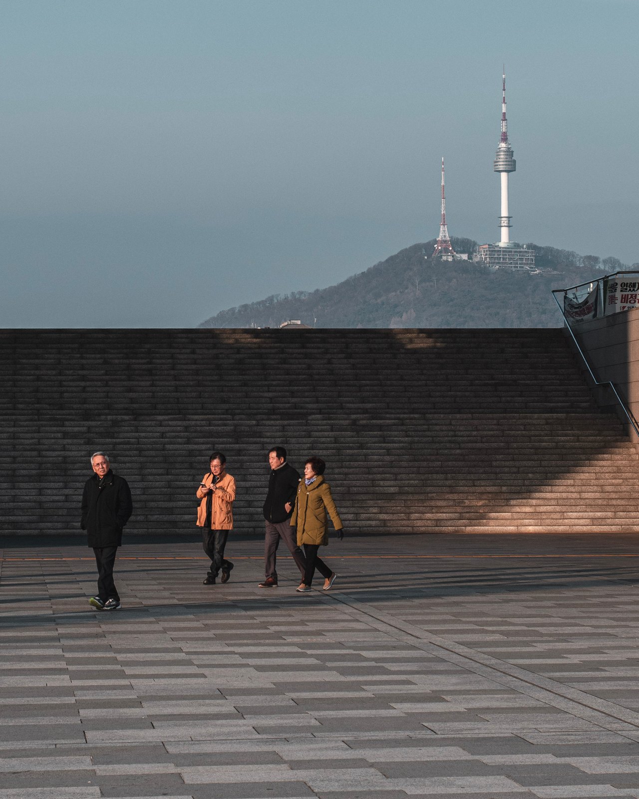 An amazing view from the National Museum of Korea